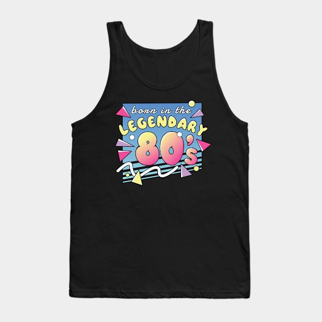 80s vintage retro style quotes Tank Top by Midoart